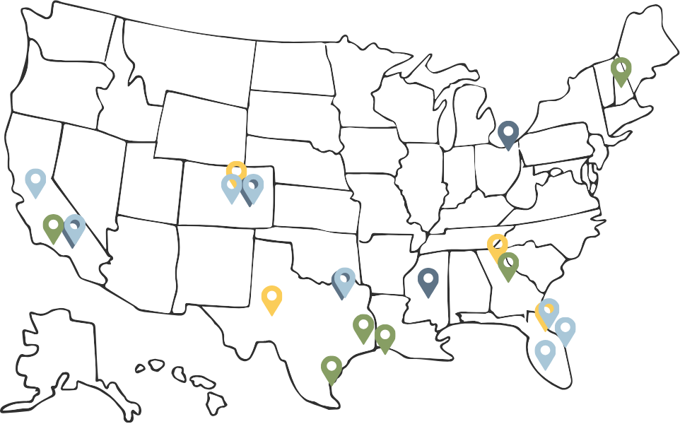 Map of OBC Participating Districts